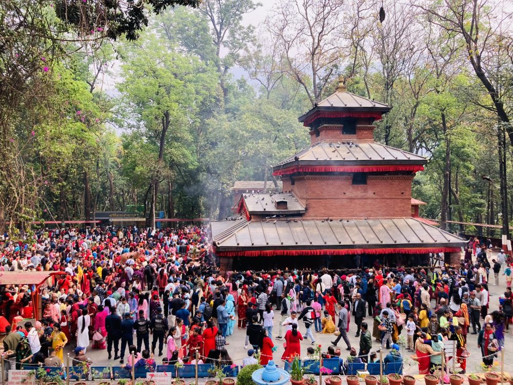 कालिका मन्दिरमा ‘चैतेदसैँ मेला’को तयारी