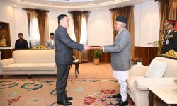 पाँच देशका राजदूतद्वारा ओहोदाको प्रमाणपत्र प्रस्तुत