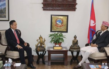 परराष्ट्रमन्त्रीसँग चिनियाँ राजदूतको भेट