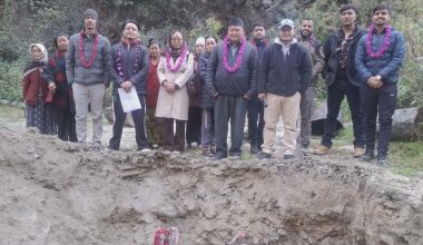 हिस्तानमा वडा कार्यालय भवन निर्माण सुरु