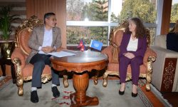 गृहमन्त्री अर्यालसँग संयुक्त राष्ट्रसंघ नेपालका आवासीय संयोजकको भेट