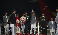 राष्ट्रपति पौडेल गएराति जापान प्रस्थान