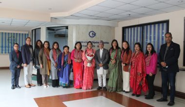 महिला उद्यमी महासंघका नवनिर्वाचित पदाधिकारीलाई परिसंघको स्वागत