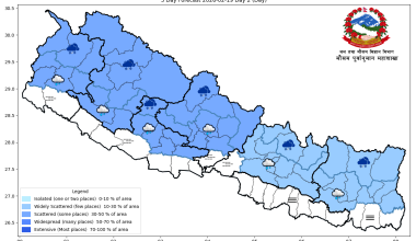 देशमा पश्चिमी वायुको आंशिक प्रभाव, केही स्थानमा हल्का वर्षा र हिमपातको सम्भावना