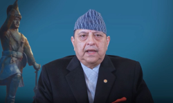 पूर्वराजा शाहद्वारा प्रजातन्त्र स्थापनाका लागि त्याग गर्ने ज्ञात–अज्ञात सहिदप्रति श्रद्धाञ्जलि अर्पण