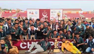 सहाराले १२ वर्षपछि चुम्यो आहा रारा पोखरा गोल्डकपको उपाधि