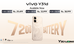 भिभोको सबैभन्दा ठूलो ७२०० एमएएच ब्याट्री भएको स्मार्टफोन भिभो वाई ३१ डि सार्वजनिक