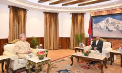 राष्ट्रपति पौडेल र प्रधानन्यायाधीश राउतबीच भेट