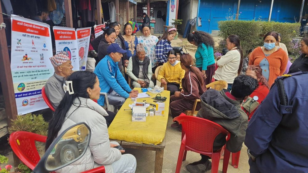 हिलिहाङ नसर्ने रोगको खोजपड्ताल : मधुमेह, उच्च रक्तचाप र मिर्गौलाको समस्या उच्च हुँदै
