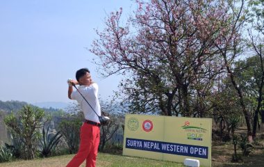 सूर्य नेपाल वेस्टर्न ओपन सुरु, पहिलो दिन ५ गल्फर शीर्षस्थानमा