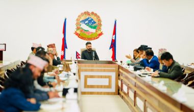 प्रधानमन्त्री शाहद्वारा सांसदहरूसँग छलफल