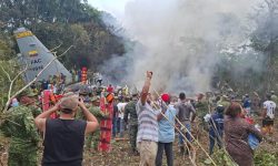 कोलम्बियामा सैन्य विमान दुर्घटना : ६६ को मृत्यु