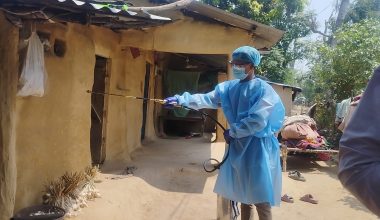 औलो र कालाजार नियन्त्रणका लागि विषादी छिट्न सुरु