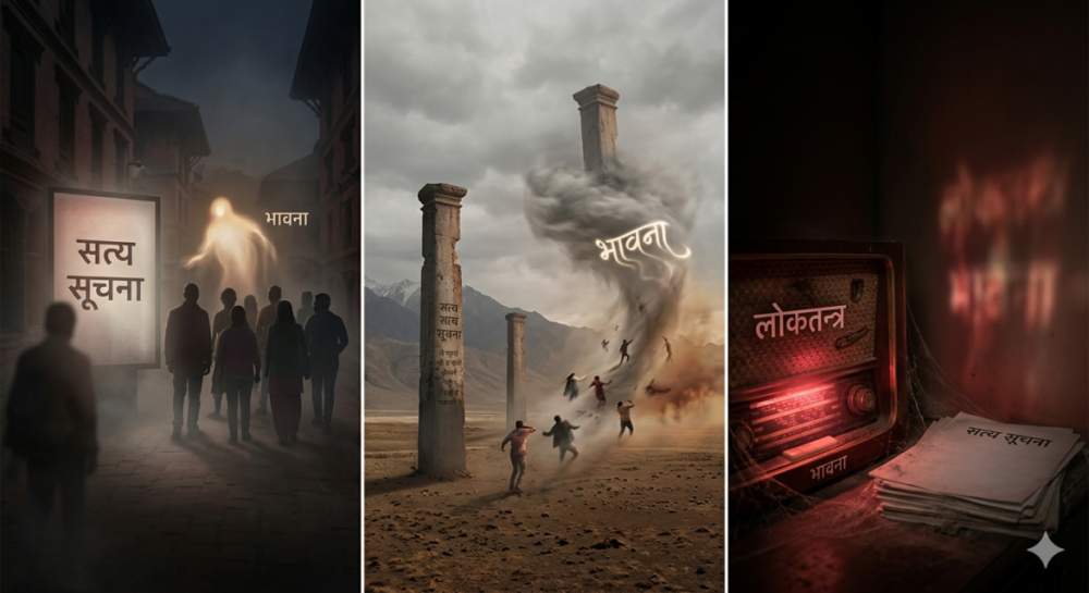 नेपालमा लोकतन्त्र : सत्य सूचनामा होइन भावनामा चलेको छ