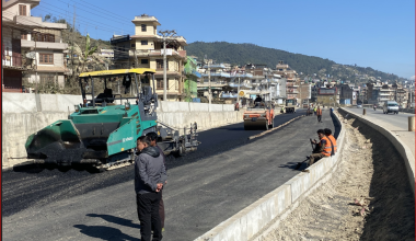 सूर्यविनायक–धुलिखेल सडक विस्तार : तीनवर्षमा ६७ प्रतिशत भौतिक प्रगति