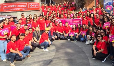 “ग्लोबल मनि विक–२०२६” अन्तर्गत प्रभु बैंकको कमलादी शाखाद्धारा प्रभातफेरी