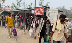 मतदानपछि मतदाता भारत फर्किन थाले