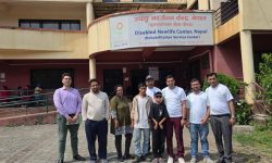 शिवम् सिमेन्टले विशेष क्षमता भएका रोल्पाका सन्देश बुढा मगरलाई शैक्षिक सहयोग