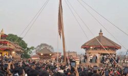 पचपन्न हाते लामो लिङ्गो ढाल्ने जात्रा सम्पन्न