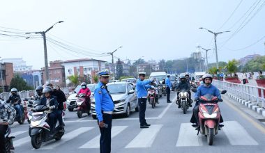 काठमाडौँ उपत्यकामा नियम उल्लङ्घन गरी सवारी चलाउनेविरुद्ध कडा निगरानी