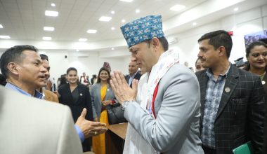 राष्ट्रपतिसमक्ष सभामुखको शपथ