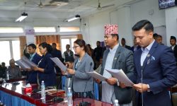 बाह्र समितिका सभापति चयन, आजै सपथ ग्रहण