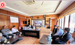 अधिकतम मूल्य सूचि सहितको स्टिकर टाँस्ने सम्बन्धमा वाणिज्य विभागका महानिर्देशकसंग छलफल