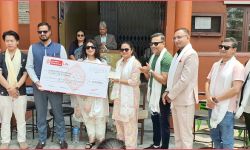 प्रभु महालक्ष्मी लाइफ इन्स्योरेन्सको बुढानिलकण्ठ मोडल कम्युनिटि एकेडेमीलाई सहयोग