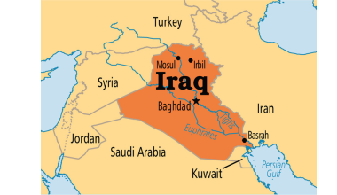 आक्रमण पछि इराकद्वारा शालमचेह सीमा नाका बन्द