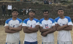 भलिबलको एउटै टिममा परिचारका चार जना सदस्य