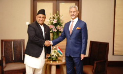 परराष्ट्रमन्त्री खनालसँग भारत, भूटान र बङ्गलादेशका विदेशमन्त्रीबीच भेटवार्ता