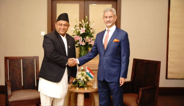 परराष्ट्रमन्त्री खनालसँग भारत, भूटान र बङ्गलादेशका विदेशमन्त्रीबीच भेटवार्ता