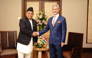 परराष्ट्रमन्त्री खनालसँग भारत, भूटान र बङ्गलादेशका विदेशमन्त्रीबीच भेटवार्ता