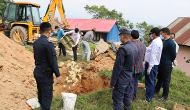 प्रतिबन्धित क्षेत्रबाट ल्याइएका चार हजार बढी चल्ला नष्ट