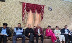 नेता डा कोइरालाद्वारा बुद्धिजीवीसँग छलफल
