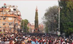 ललितपुरमा रातो मच्छिन्द्रनाथ जात्रा सुरु, रथ तानेर गाबल पुर्‍याइयो