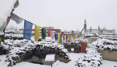 माथिल्लो मुस्ताङ र मुक्तिक्षेत्रमा हिमपात