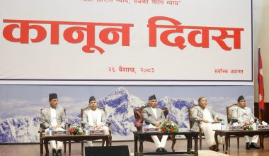 विधिद्वारा स्थापित पद्धति र परम्परा पालना हुनुपर्छ : राष्ट्रपति