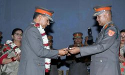 सशस्त्र प्रहरी महानिरीक्षक अर्यालको बिदाइ