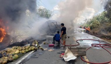 इन्डोनेसियामा बस–ट्याङ्कर ठोक्किँदा १६ जनाको मृत्यु
