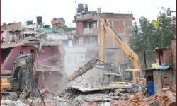 बस्ती खाली गर्दा तीन विद्यालय भत्किए, विद्यार्थीको शिक्षा निरन्तरताका लागि स्थानान्तरण