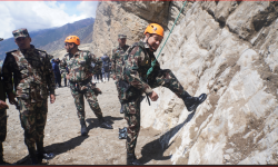 मुस्ताङमा नेपाली सेनाको दुईदिने ‘हाइअल्टिच्युड सर्च एन्ड रेस्क्यु’ अभ्यास सुरु